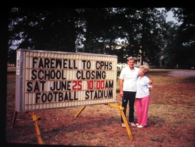 College P)ark High School  - School Closing Sign